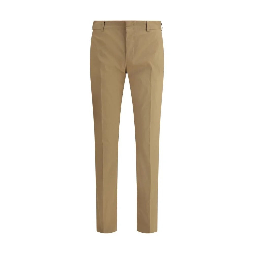 PT Torino Brown Cotton Casual Pants - IT46 | S