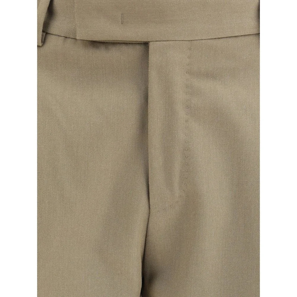 PT Torino Green Fleece Wool Dress Pants - IT54 | XXL