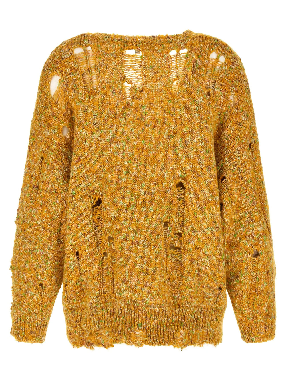 R13 Bicolor Alpaca Leather Cardigan - XS