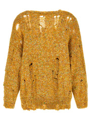 R13 Bicolor Alpaca Leather Cardigan - XS
