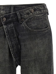 R13 Black Cotton Jeans Denim
