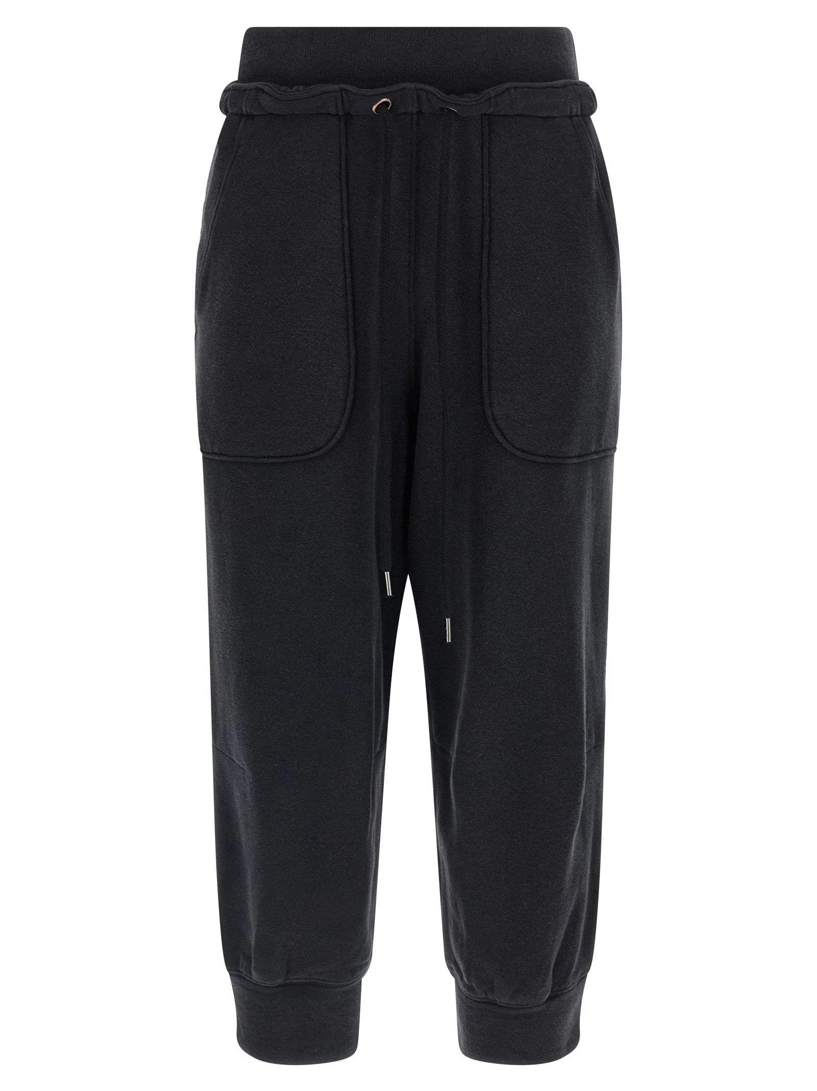 R13 Black Cotton Joggers (Workout Pants) - S
