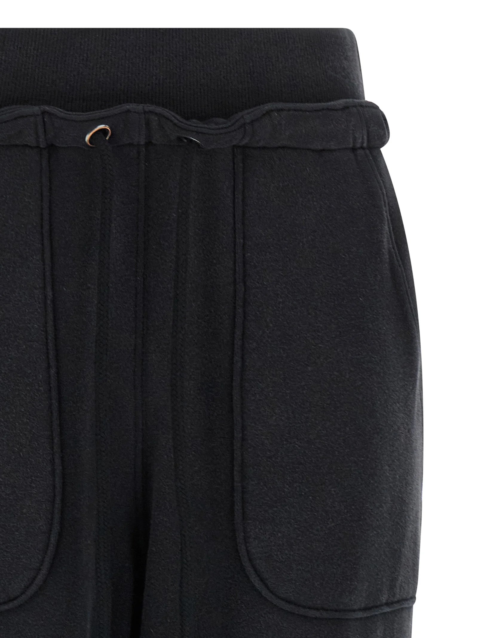 R13 Black Cotton Joggers (Workout Pants) - S