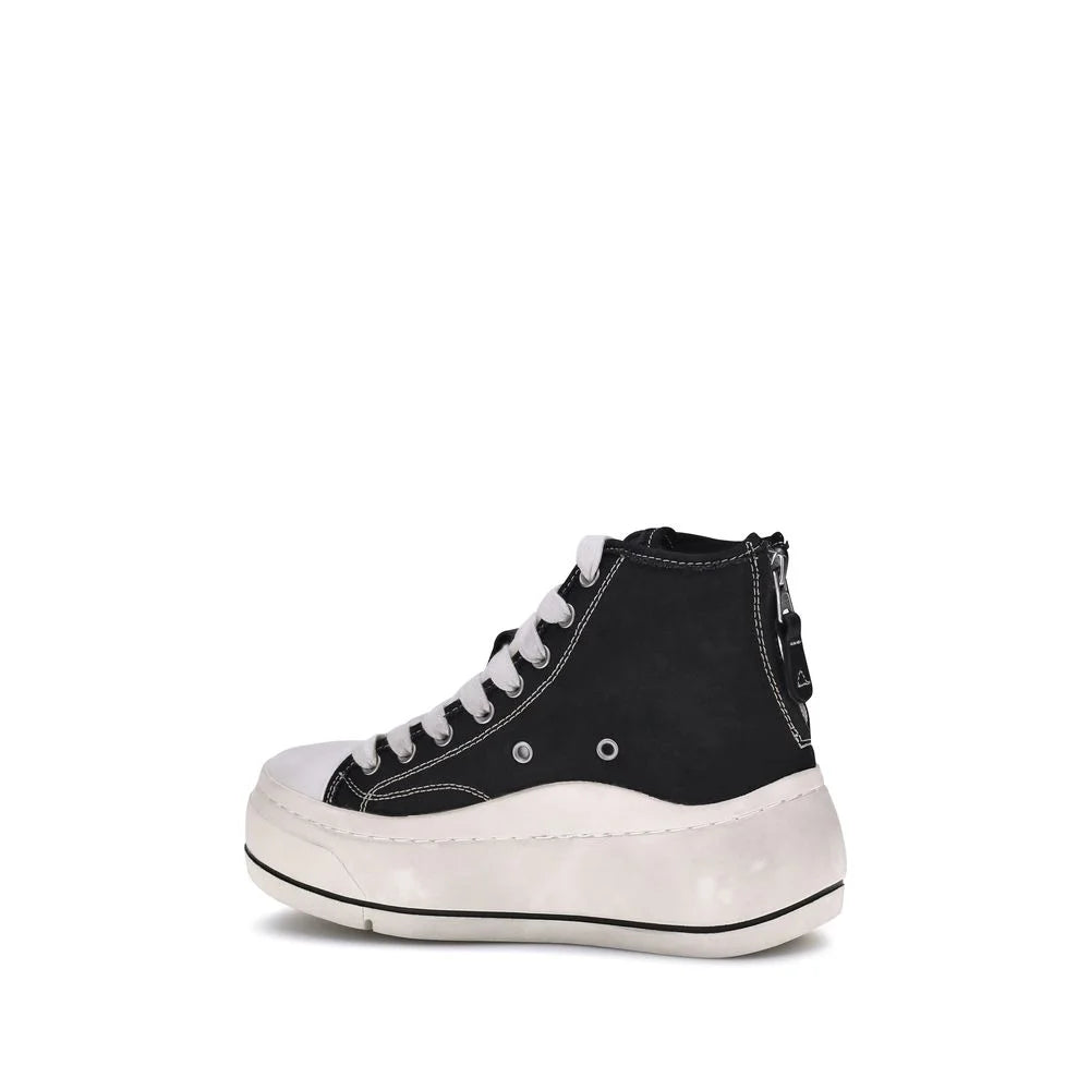 R13 Black Polyethylene High Top Sneakers - EU40/US10
