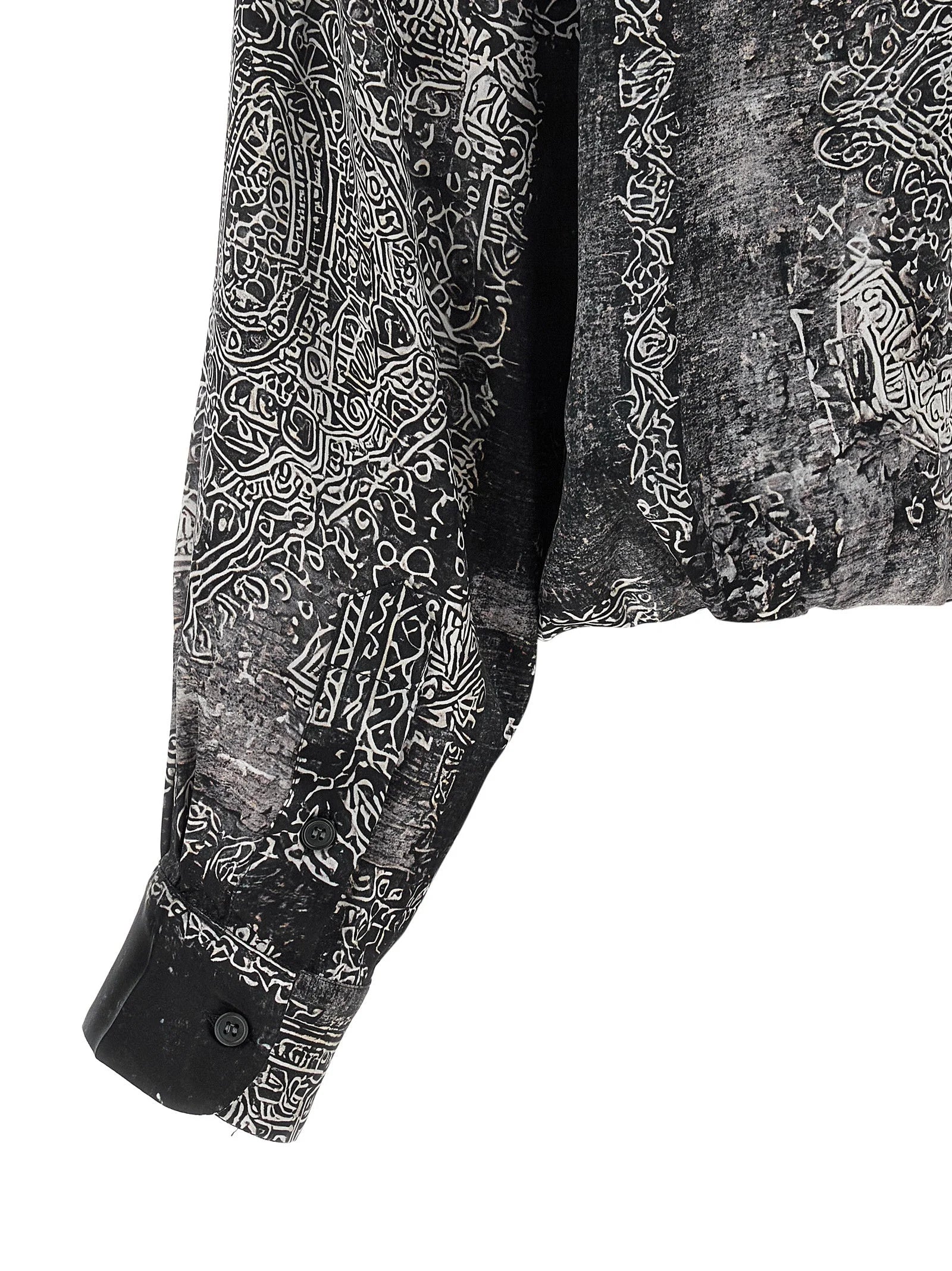 R13 Black Silk Blouse - S