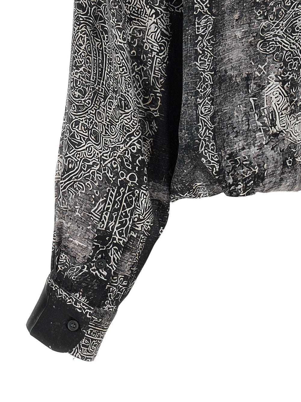 R13 Black Silk Blouse - S