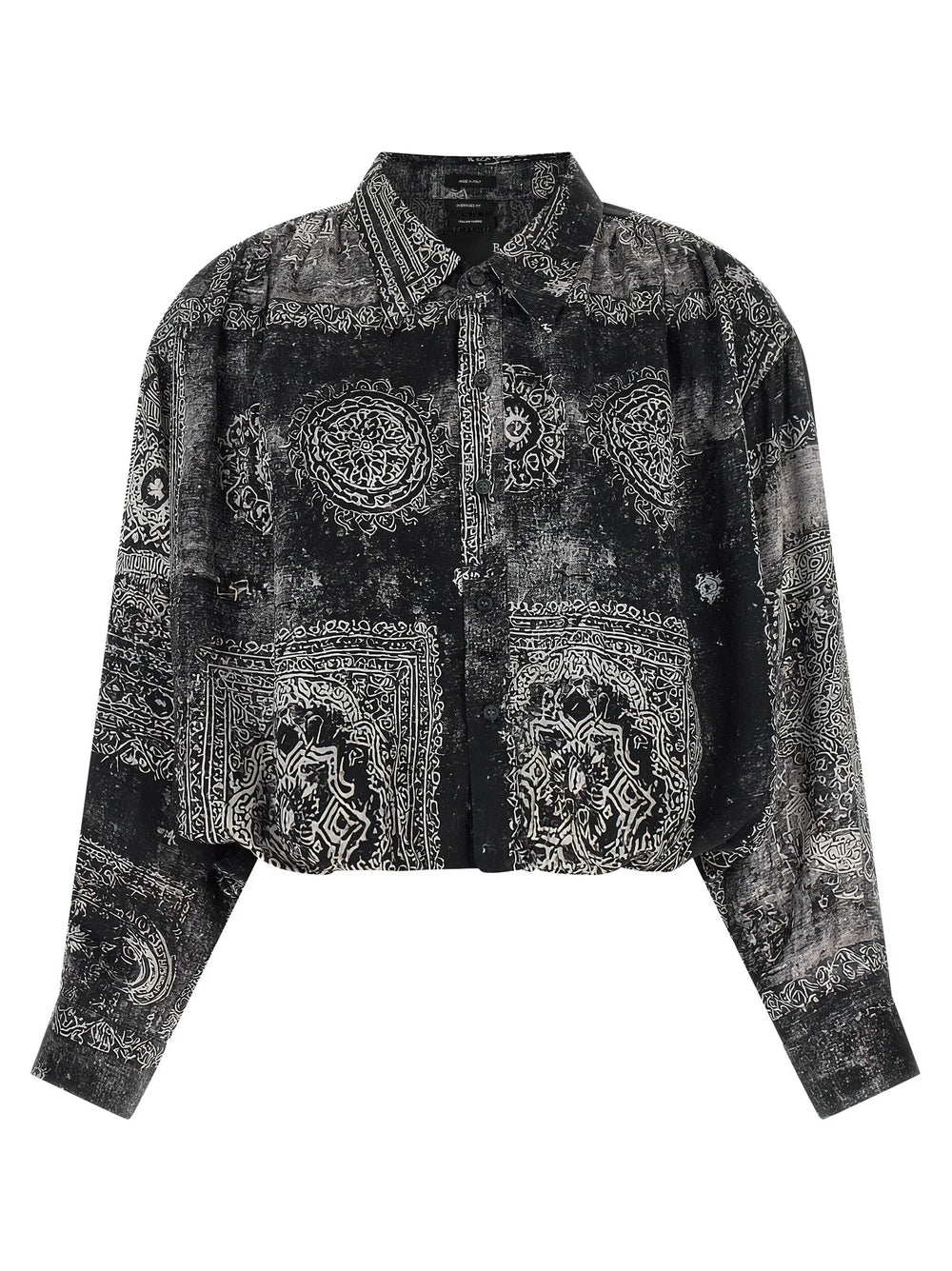 R13 Black Silk Blouse - S