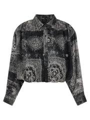 R13 Black Silk Blouse - S