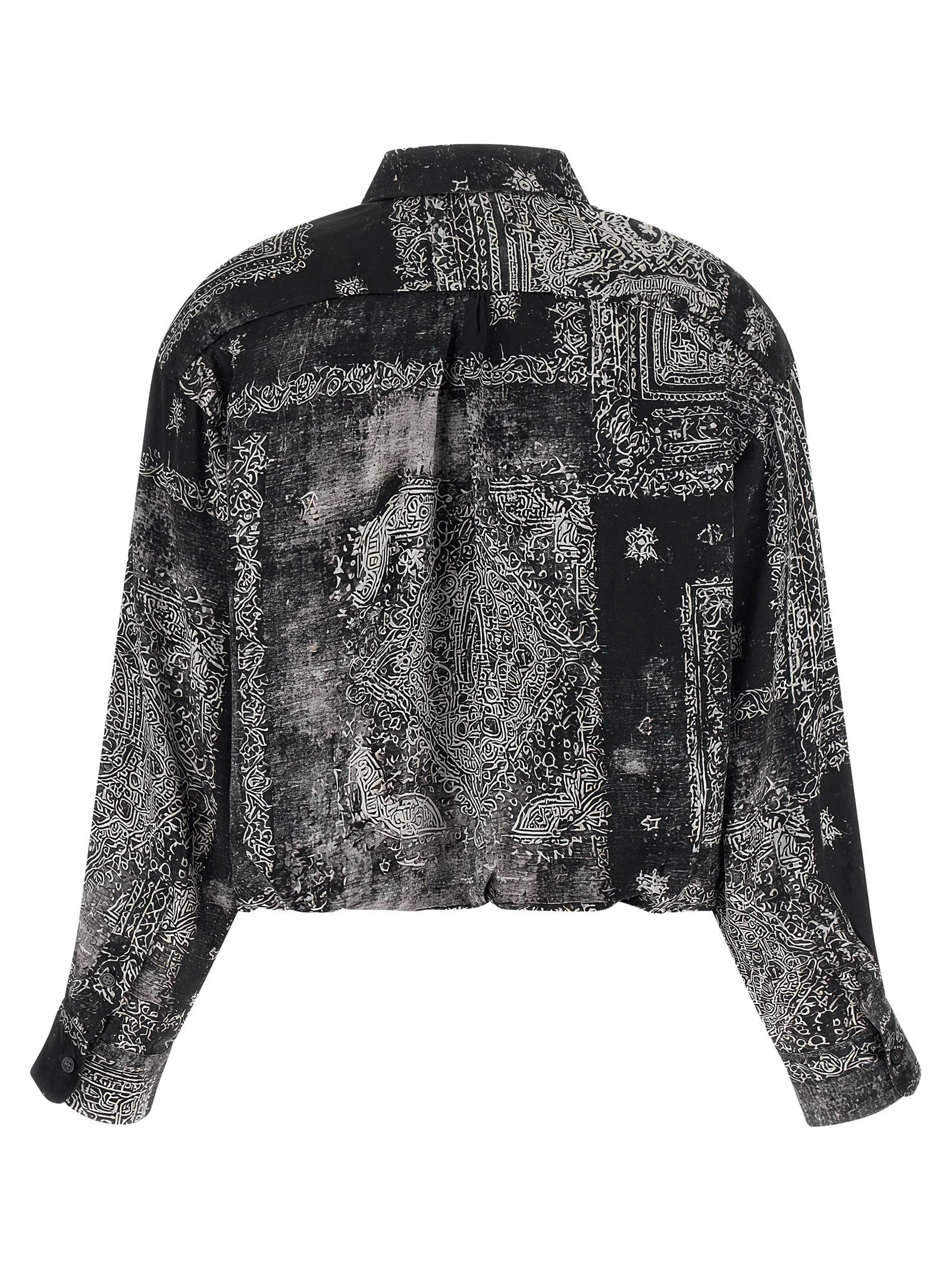 R13 Black Silk Blouse - S