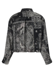 R13 Black Silk Blouse - S