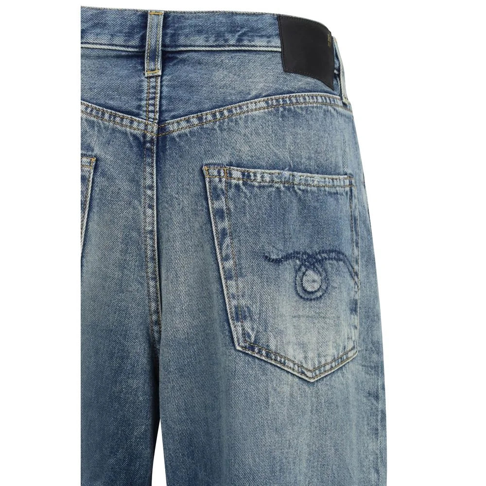 R13 Blue Cotton Jeans Denim - 26