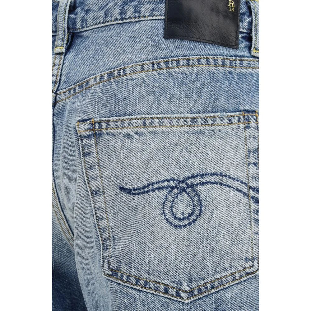 R13 Blue Cotton Jeans Denim - 26