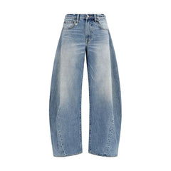 R13 Blue Cotton Jeans Denim - 26