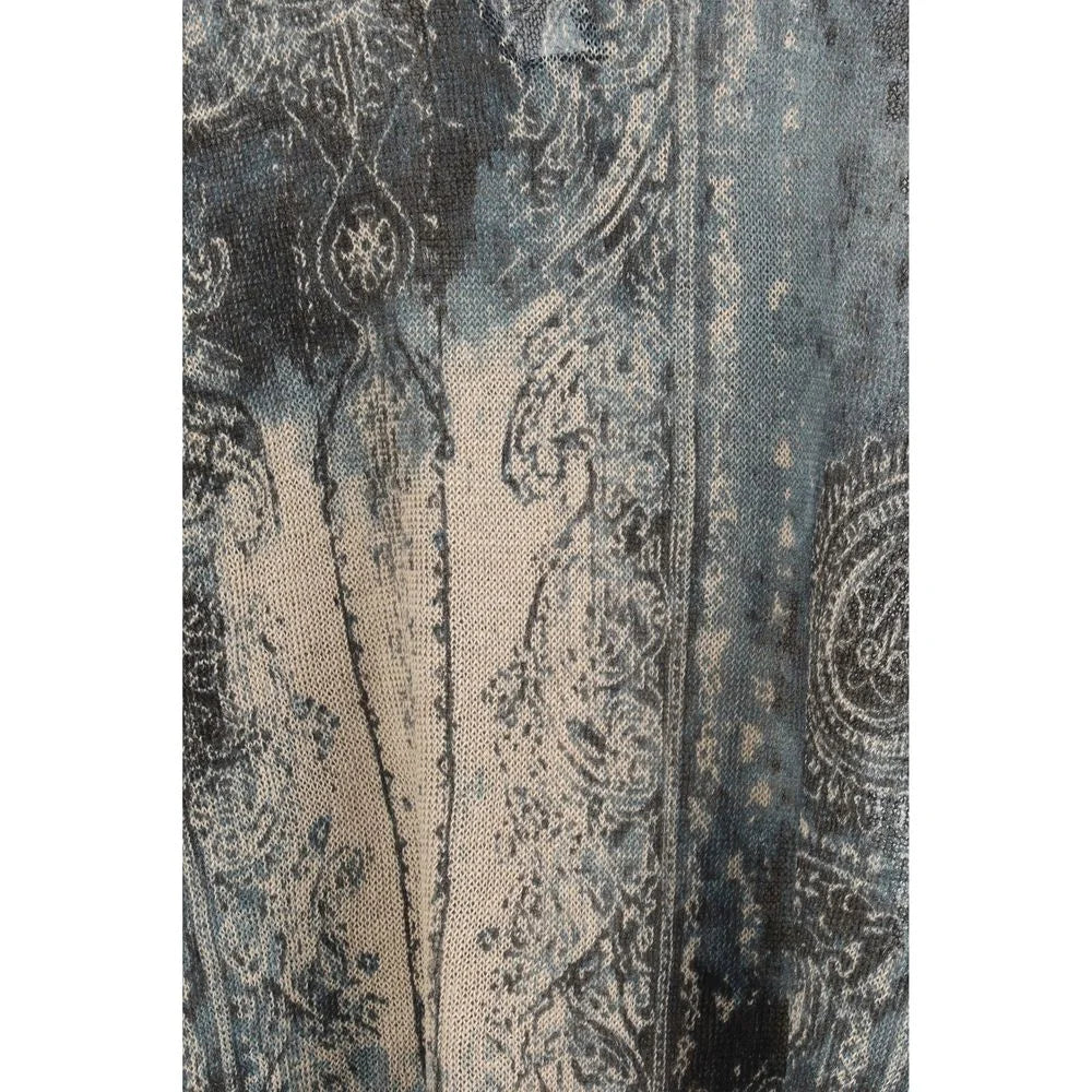 R13 Kék Len Pulóver - M