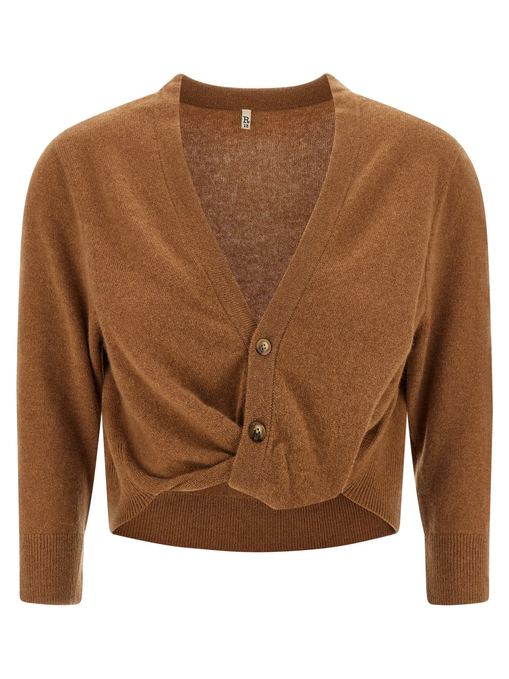 R13 Brown Cashmere Cardigan - M