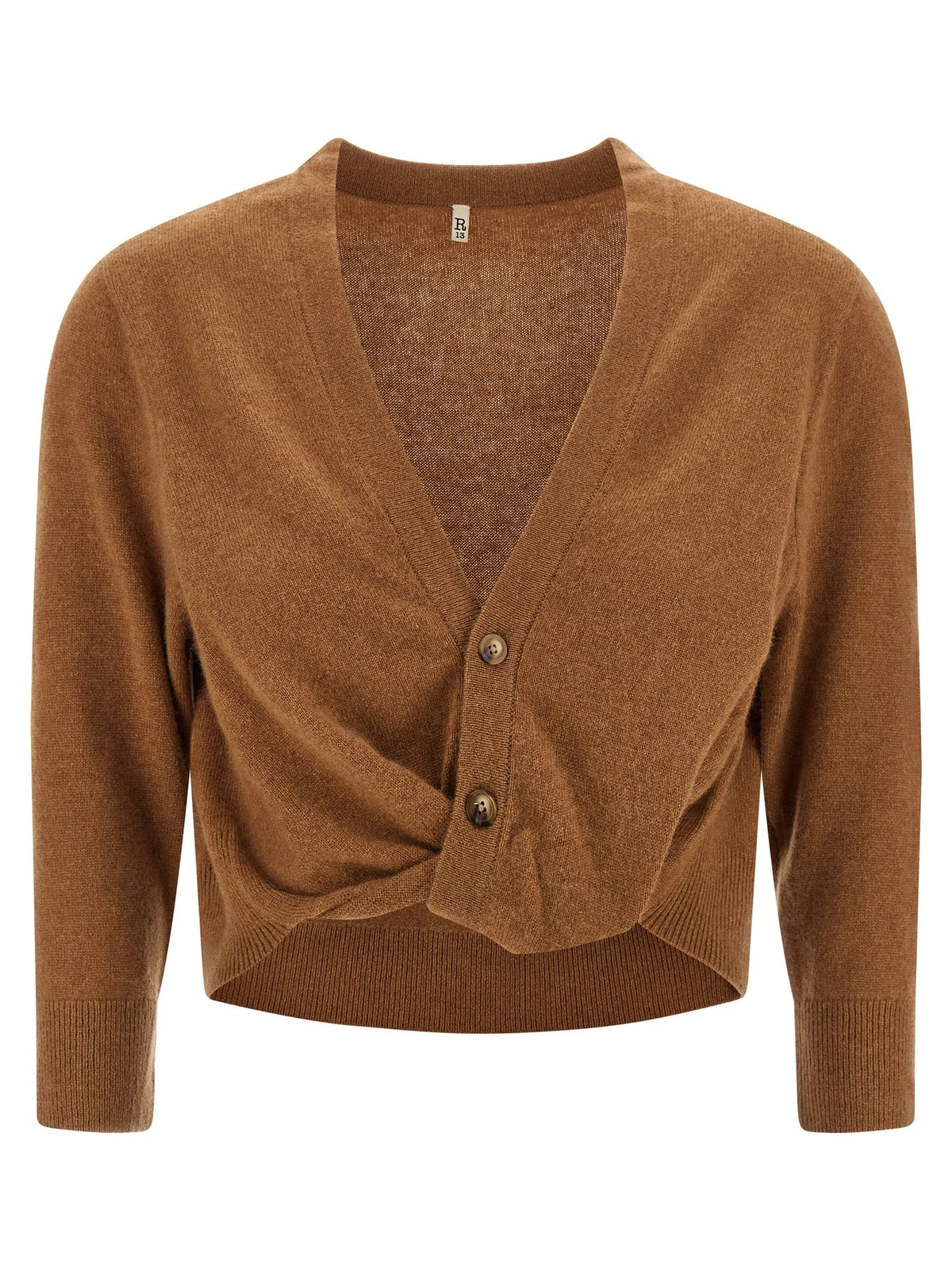 R13 Brown Cashmere Cardigan - M