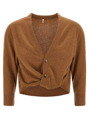 R13 Brown Cashmere Cardigan - M