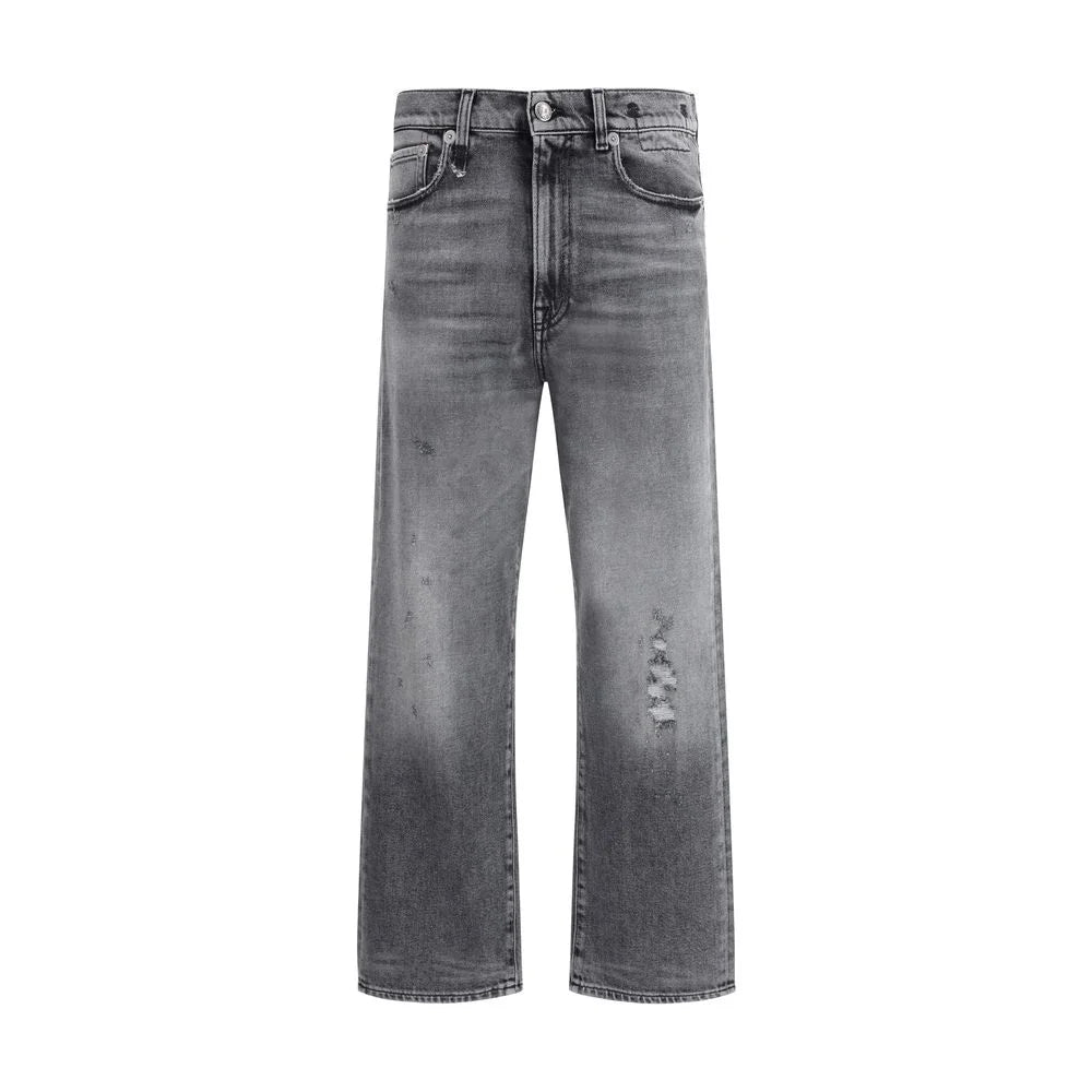 R13 Gray Cotton Boyfriend Jeans - 28