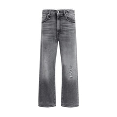 R13 Gray Cotton Boyfriend Jeans - 28