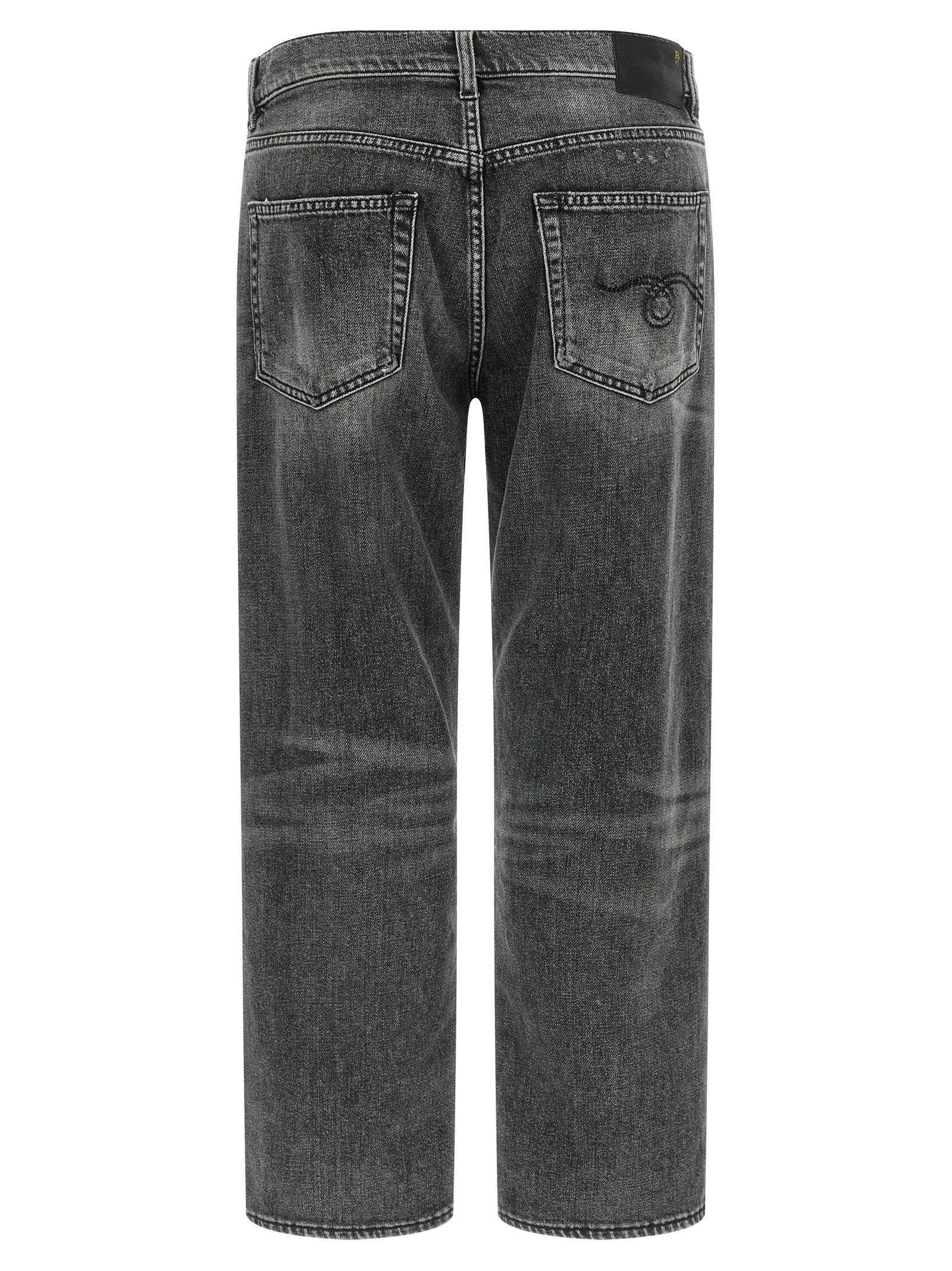 R13 Gray Cotton Boyfriend Jeans - W31