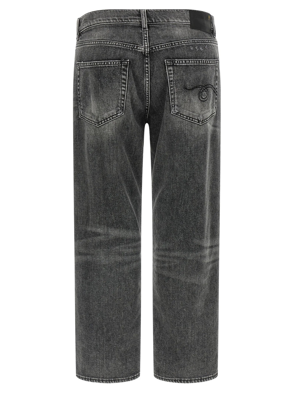 R13 Gray Cotton Boyfriend Jeans - W31