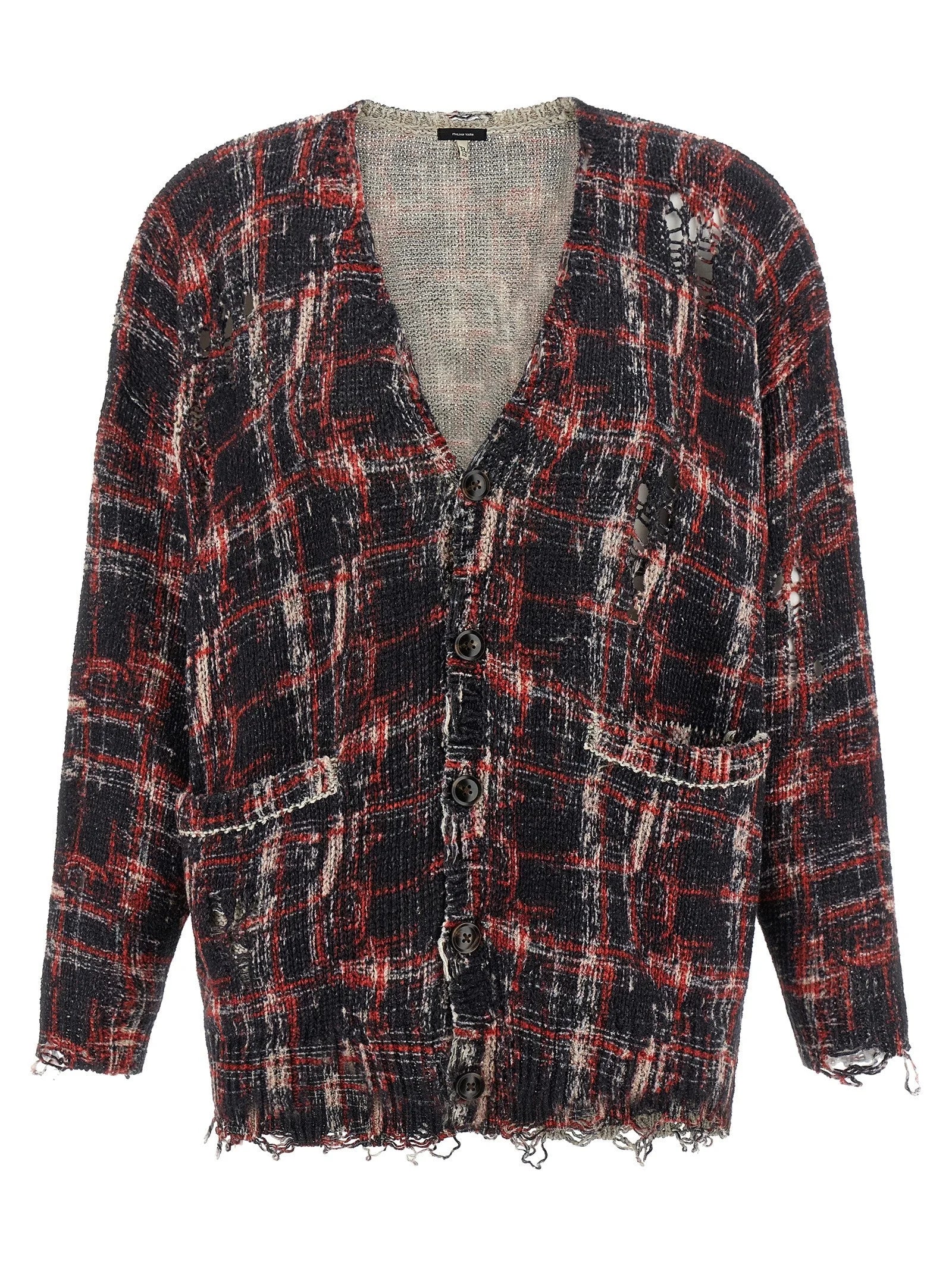 R13 Multicolor Linen Cardigan - XXS