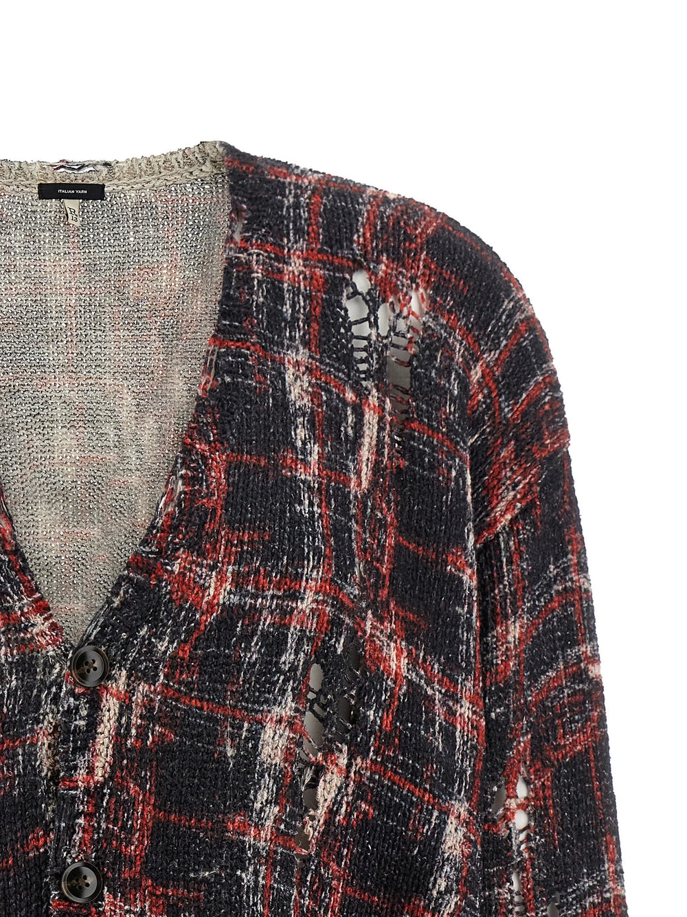 R13 Multicolor Linen Cardigan - XXS