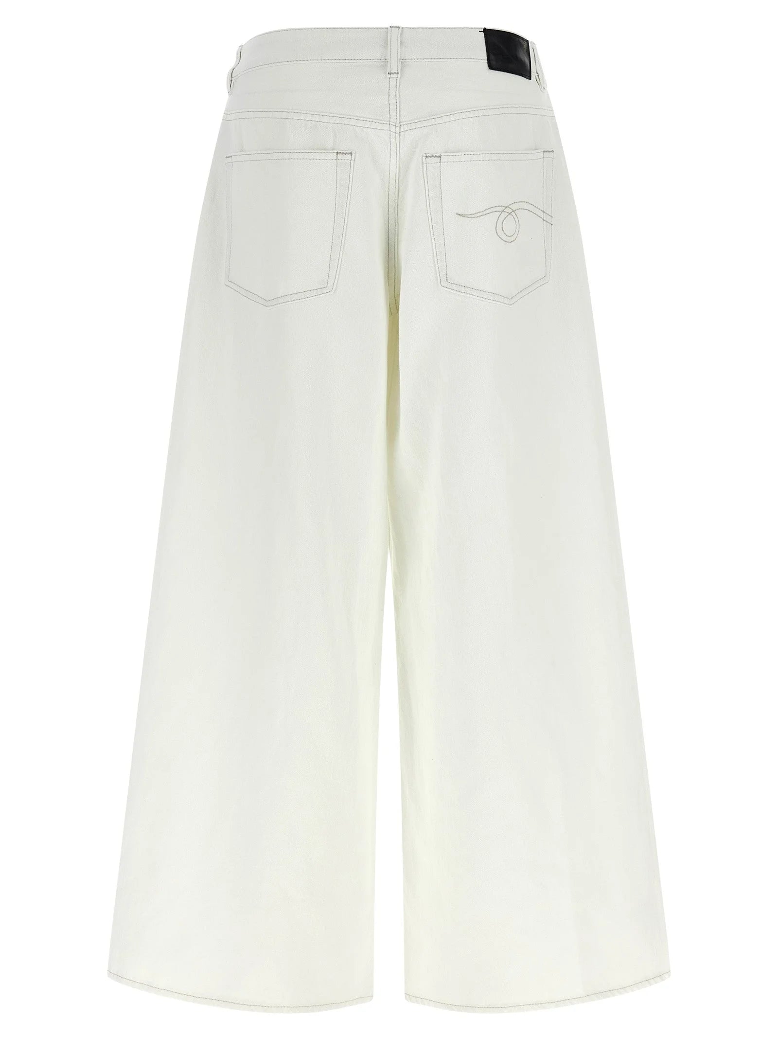 R13 White Cotton Jeans Denim - 27