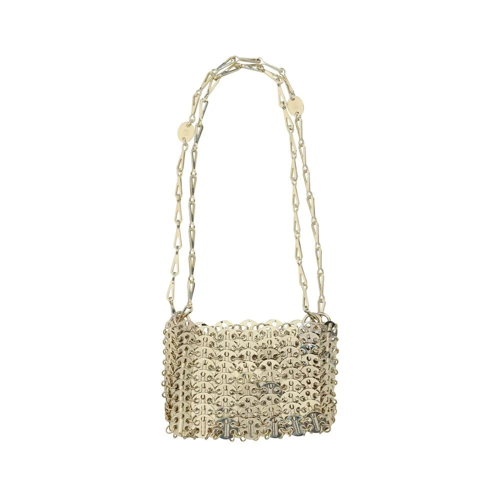 Rabanne Bicolor Brass Shoulder Bag
