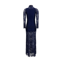 Rabanne Blue Polyamide Long Dress - IT36 | XS