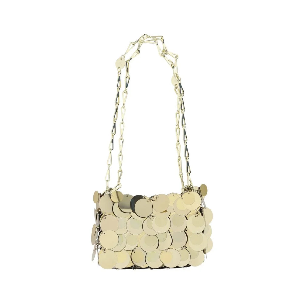 Rabanne Gold Metal Shoulder Bag