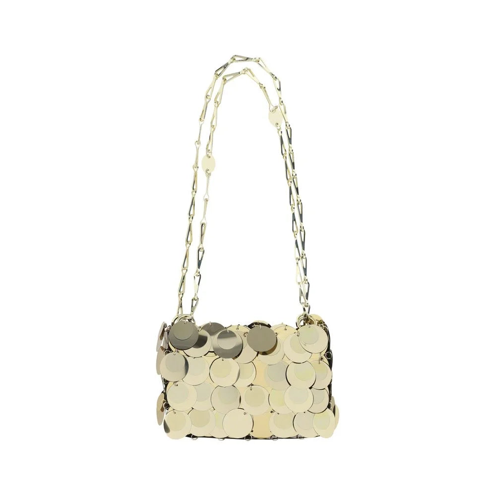 Rabanne Gold Metal Shoulder Bag