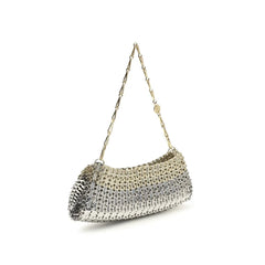 Rabanne Silver Brass Shoulder Bag