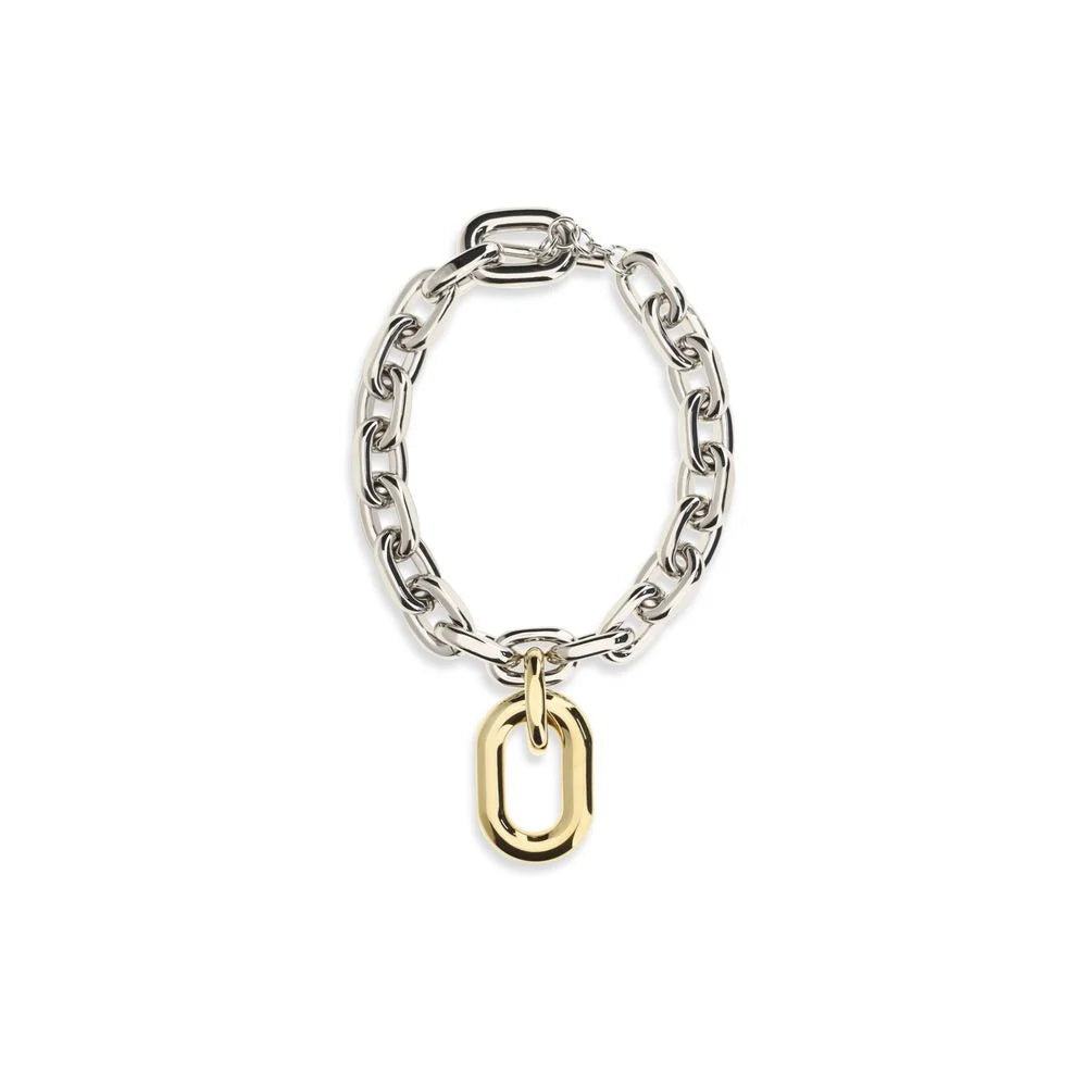 Rabanne Silver Metal Necklace - One Size