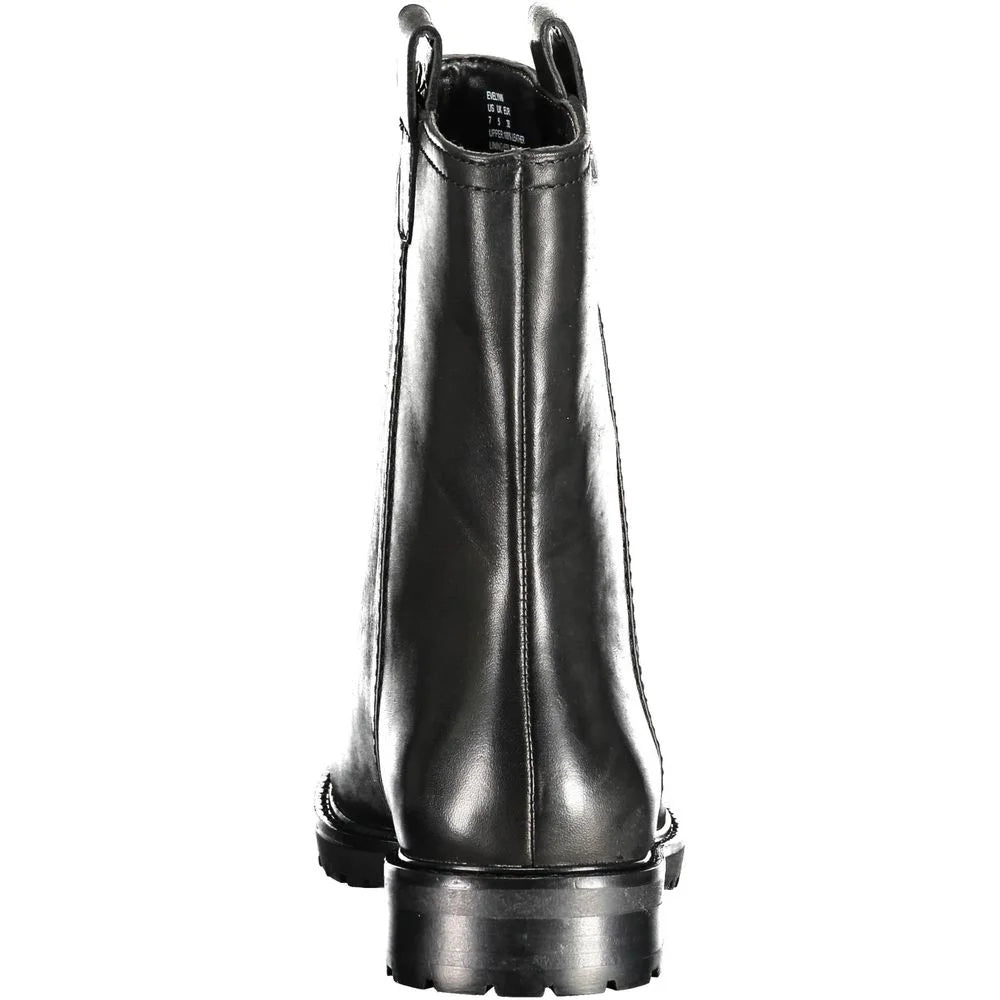 Ralph Lauren Black Leather Women Boot - Boots