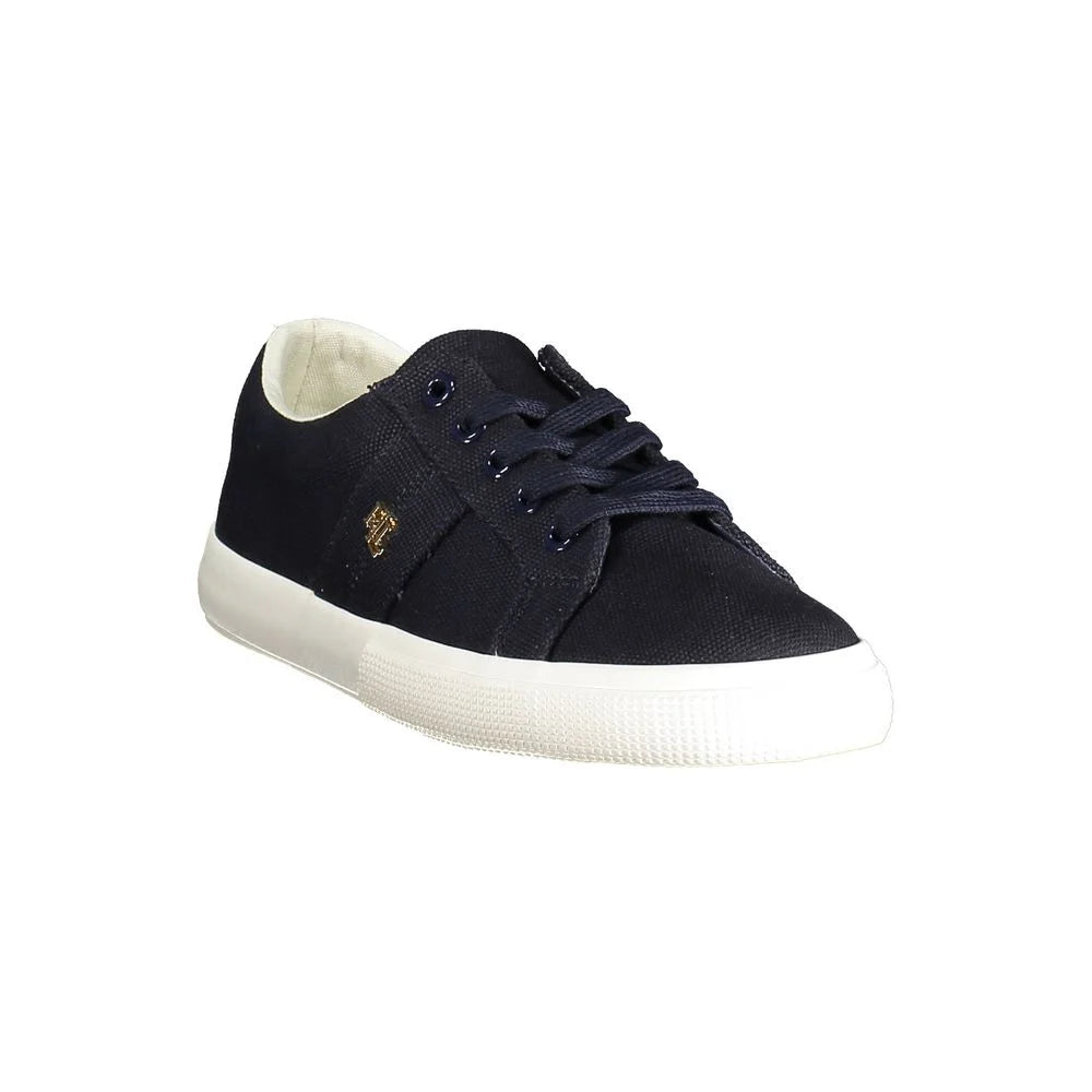 Ralph Lauren Blue Cotton Women Sneaker - Sneakers