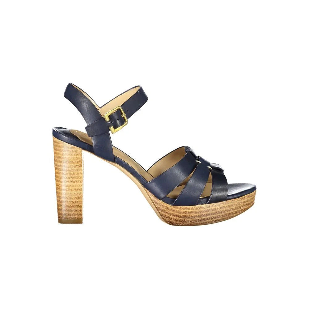 Ralph Lauren Blue Leather Sandal - 40 - Sandals