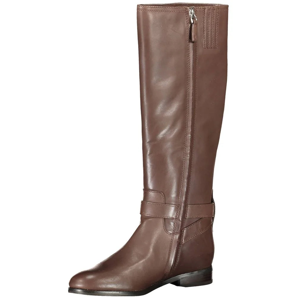 Ralph Lauren Brown Leather Women Boot - Boots