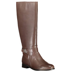 Ralph Lauren Brown Leather Women Boot - Boots