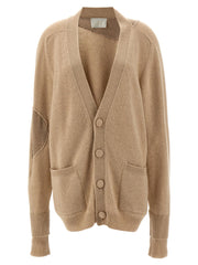 RAMAEL Beige Cashmere Cardigan - S
