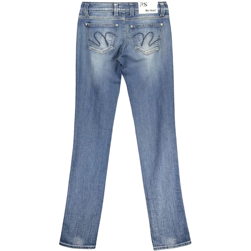 RE-START Blue Cotton Women’s Jean - W25 - Jeans