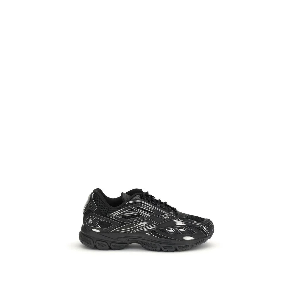 Reebok Black Polyethylene Athletic Sneakers - Athletic Shoes