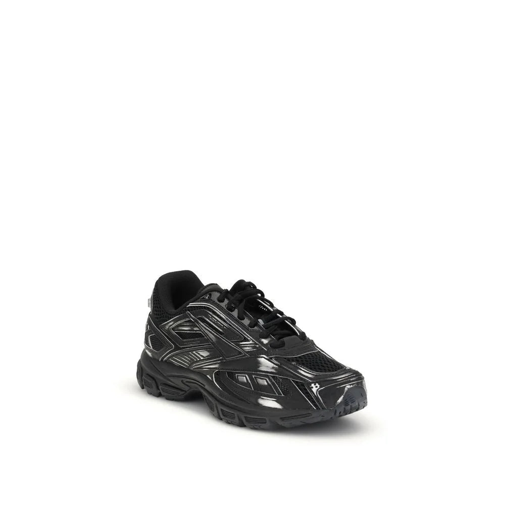 Reebok Black Polyethylene Athletic Sneakers - Athletic Shoes