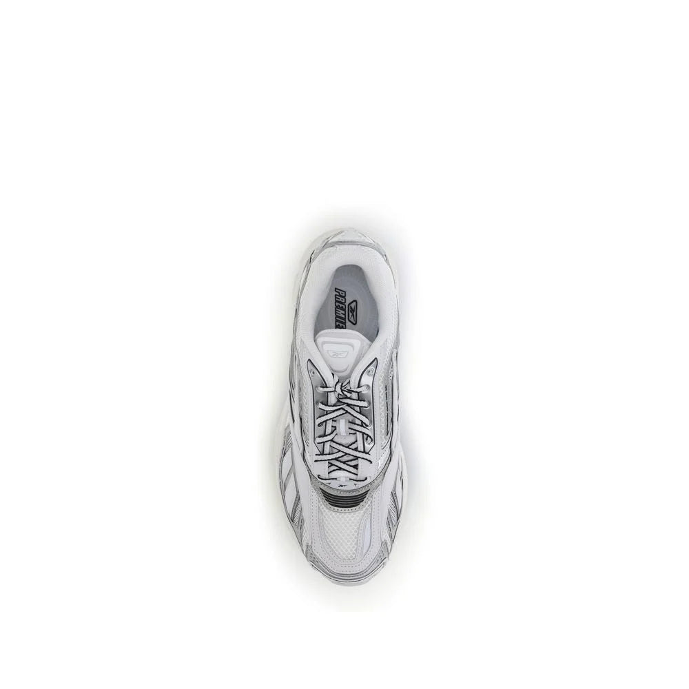 Reebok White Leather Athletic Sneakers - Athletic Shoes