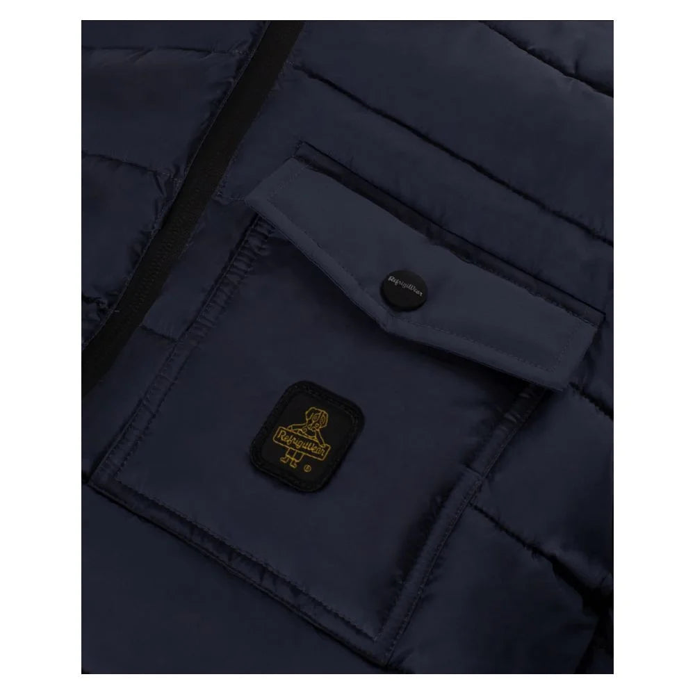 Refrigiwear Blue Nylon Men Jacket - Puffer Jackets