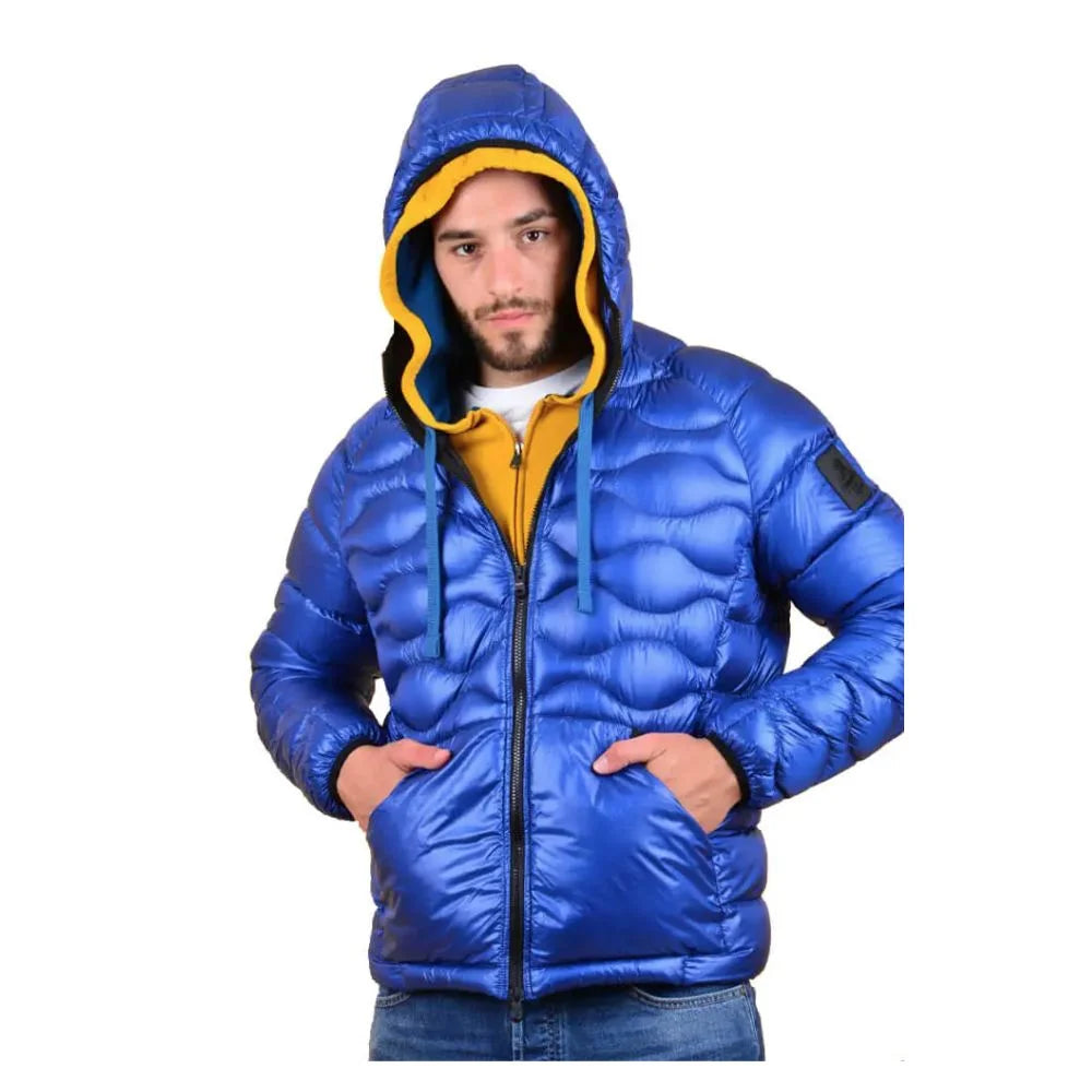 Refrigiwear Blue Nylon Men Jacket - XXL