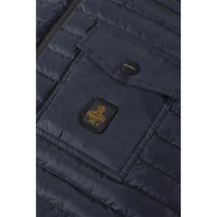 Refrigiwear Blue Nylon Men Vest with Down Padding - S