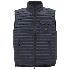 Refrigiwear Blue Nylon Men Vest with Down Padding - S