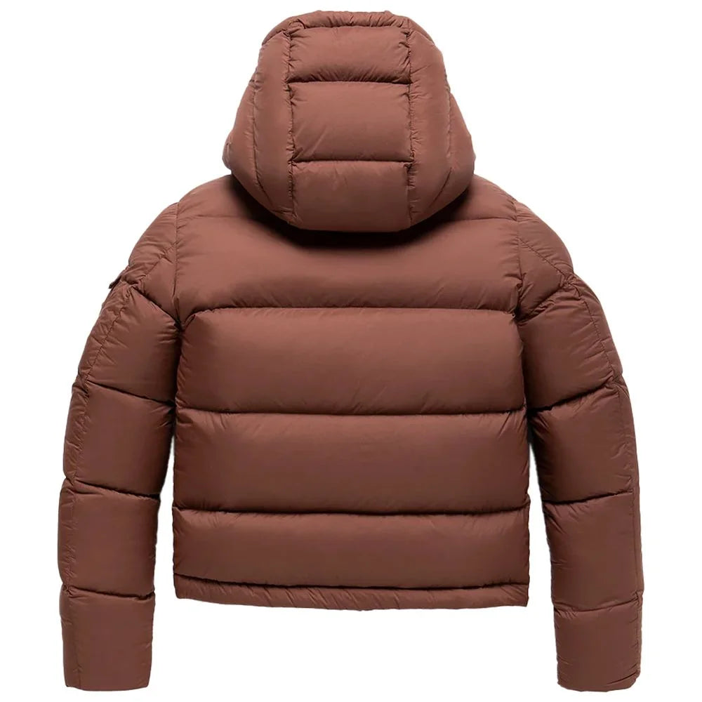 Refrigiwear Brown Polyester Jackets & Coat - Puffer Jackets