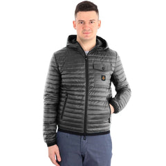 Refrigiwear Gray Nylon Men Jacket - Rain Coats